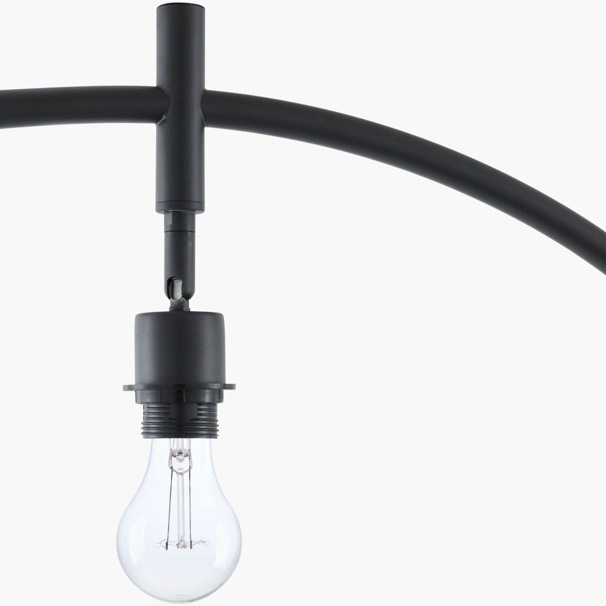   Linen Shade Sloped Floor Lamp | Oroa.com