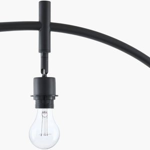   Linen Shade Sloped Floor Lamp | Oroa.com