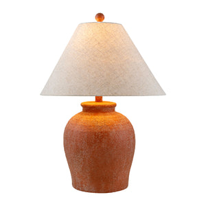   Red Ceramic Accent Table Lamp | Oroa.com