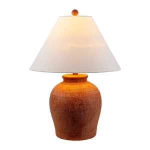   Red Ceramic Accent Table Lamp | Oroa.com
