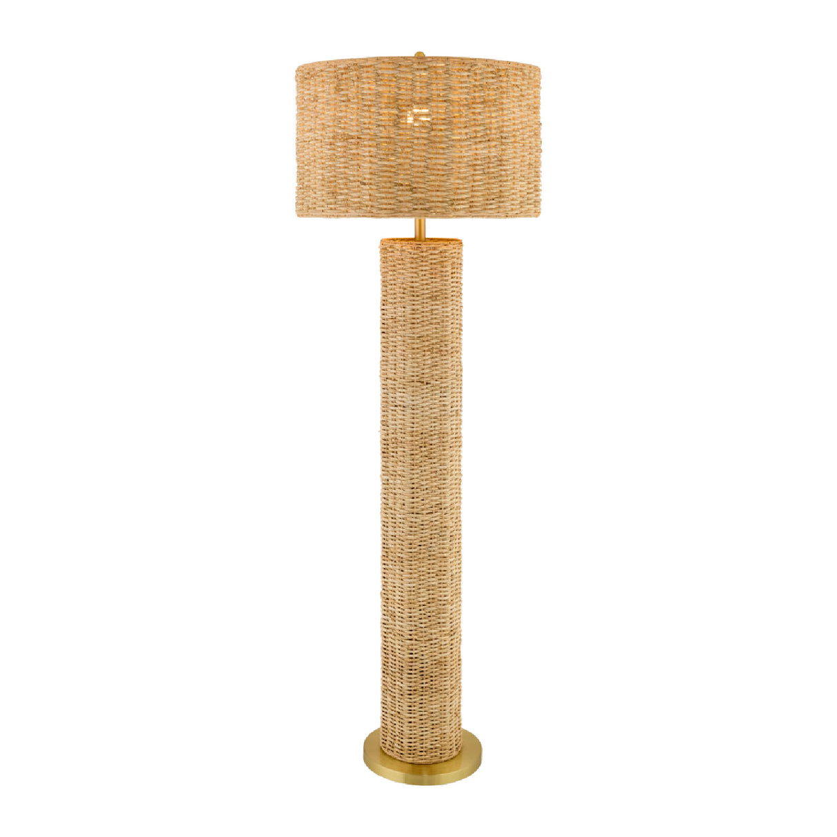   Woven Rattan Accent Floor Lamp | Oroa.com