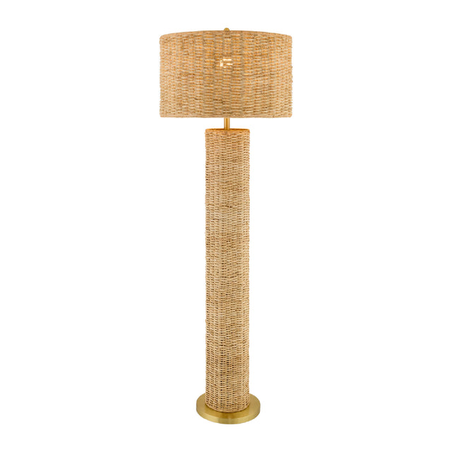 Woven Rattan Accent Floor Lamp | Kuda Home Cirebon | Oroa.com