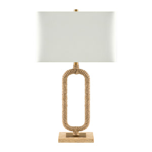   Natural Hemp Wrapped Table Lamp | Oroa.com