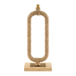   Natural Hemp Wrapped Table Lamp | Oroa.com