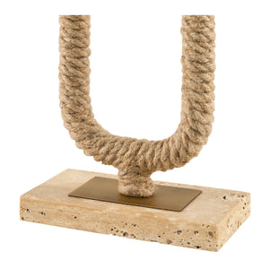   Natural Hemp Wrapped Table Lamp | Oroa.com