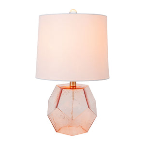   Modern European furniture - Clear Pink Glass Table Lamp - www.oroa.com | Oroa.com