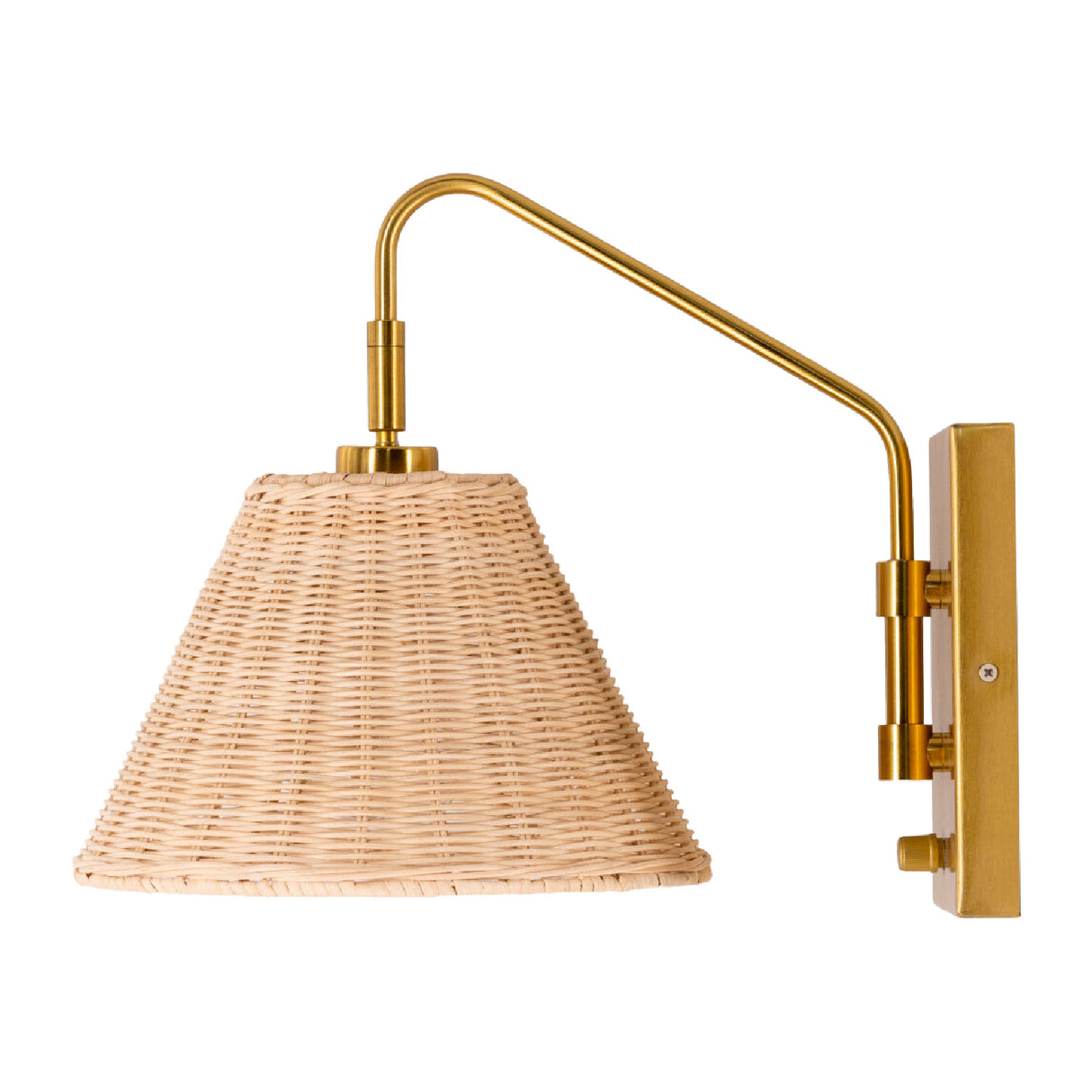   Modern European furniture - Natural Rattan Wall Lamp - www.oroa.com | Oroa.com