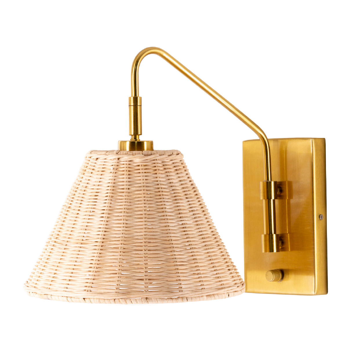   Modern European furniture - Natural Rattan Wall Lamp - www.oroa.com | Oroa.com