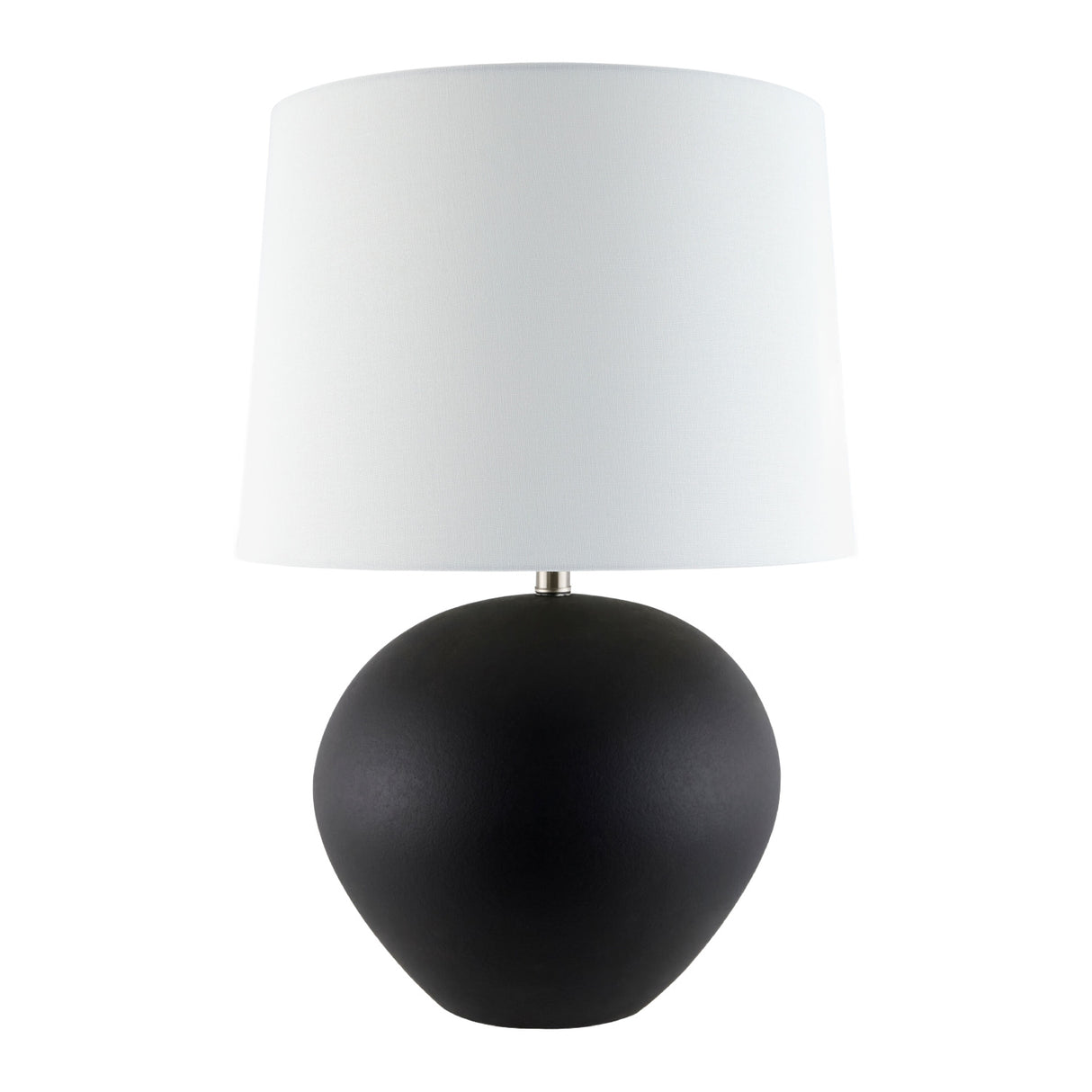   Glazed Ceramic Linen Table Lamp | Oroa.com