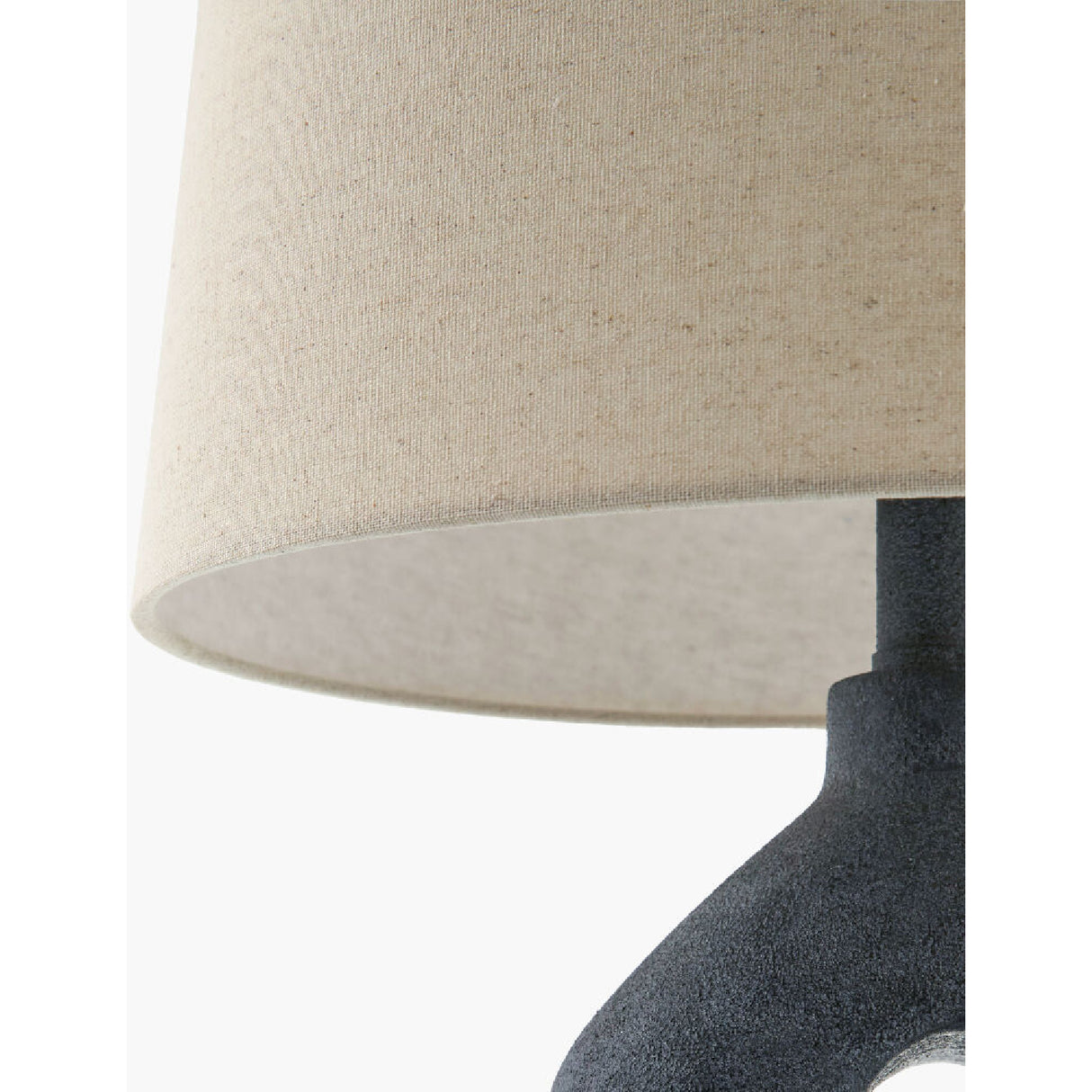   Modern European furniture - Black Sculptured Base Table Lamp - www.oroa.com | Oroa.com