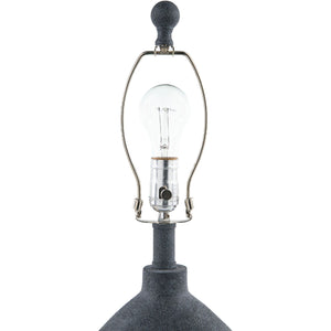   Modern European furniture - Black Sculptured Base Table Lamp - www.oroa.com | Oroa.com