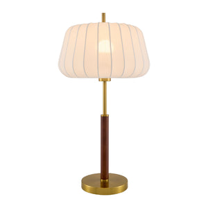   White Cotton Accent Table Lamp | Oroa.com