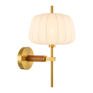   Modern European furniture - White Cotton Accent Wall Lamp - www.oroa.com | Oroa.com