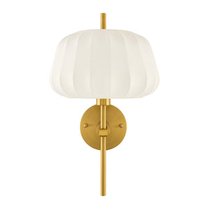   Modern European furniture - White Cotton Accent Wall Lamp - www.oroa.com | Oroa.com