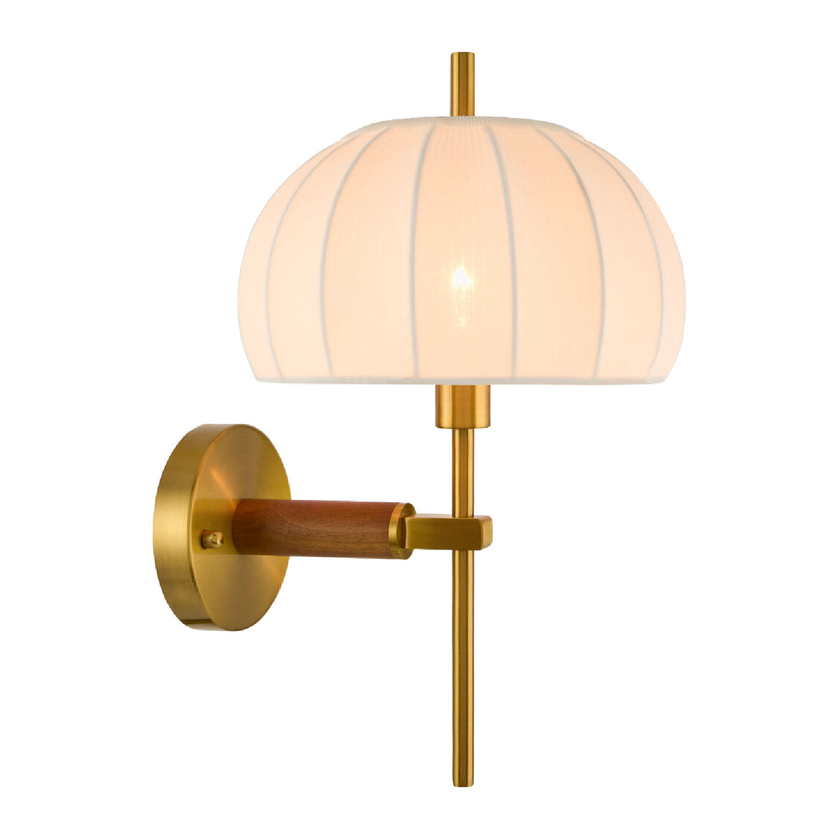   Modern European furniture - White Cotton Accent Wall Lamp - www.oroa.com | Oroa.com