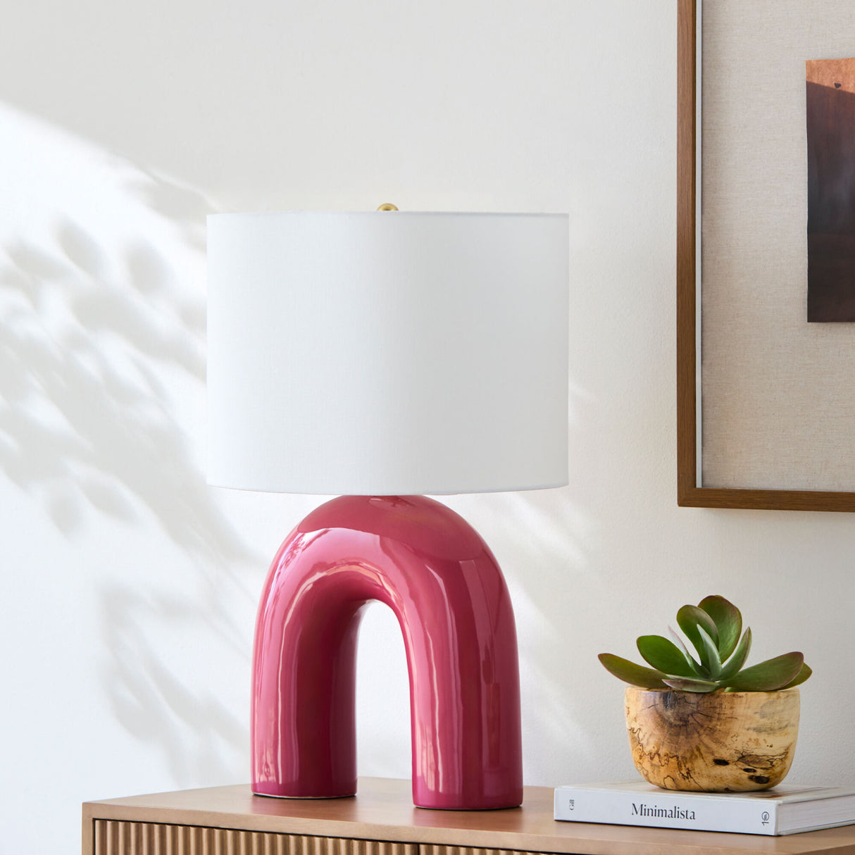   Arched Ceramic Accent Table Lamp | Oroa.com