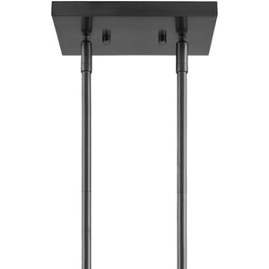   4-Light Glass Linear Chandelier | Oroa.com