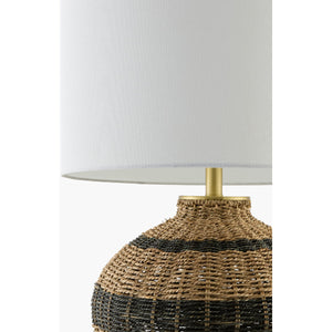   Modern European furniture -  Natural Rattan Base Table Lamp - www.oroa.com | Oroa.com