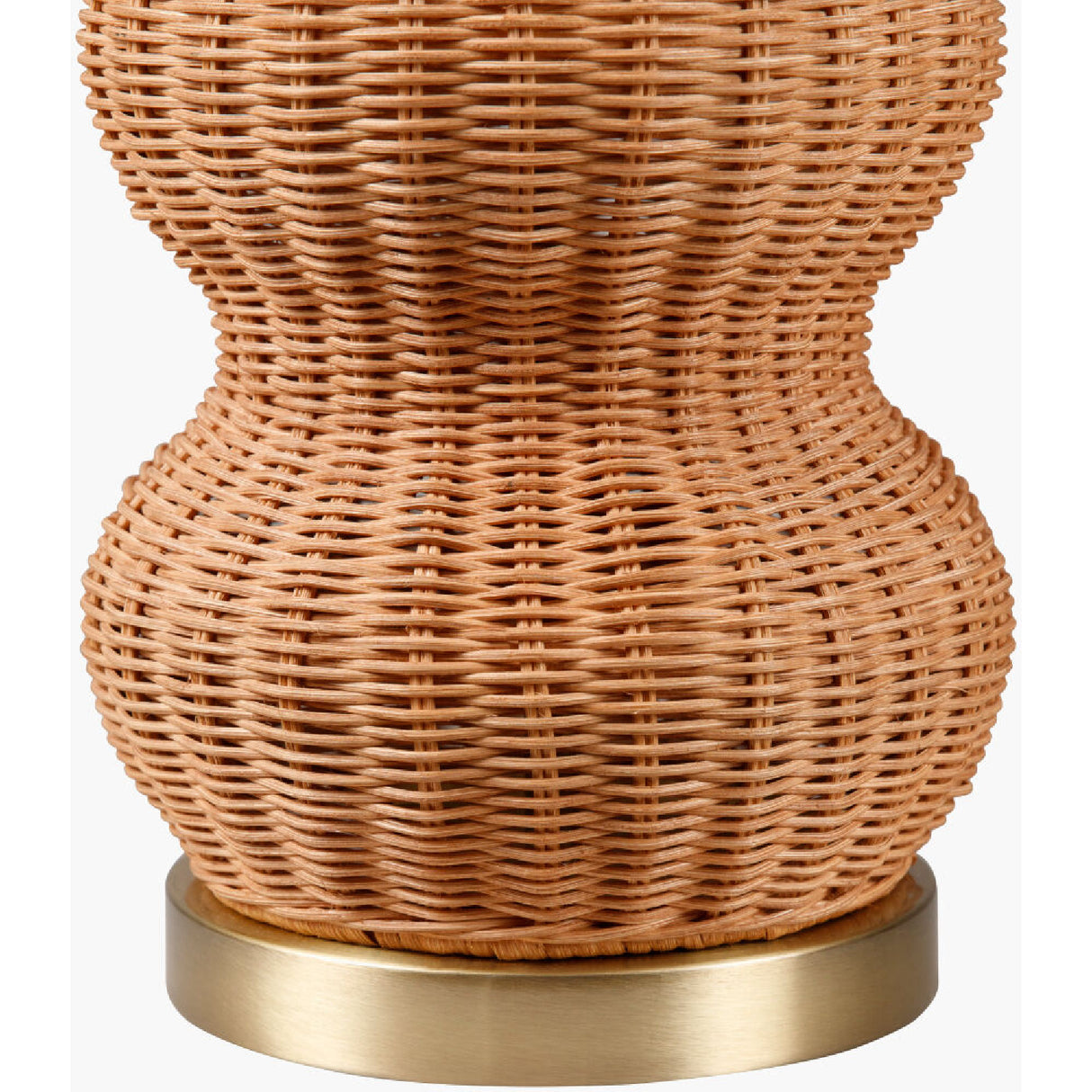   Modern European furniture - Wavy Rattan Linen Table Lamp - www.oroa.com | Oroa.com