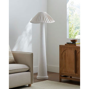   White Minimalist Accent Floor Lamp | Oroa.com