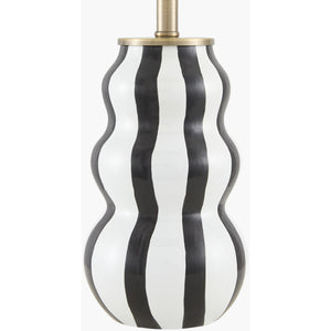   Wavy Stripes Ceramic Table Lamps (2) | Oroa.com