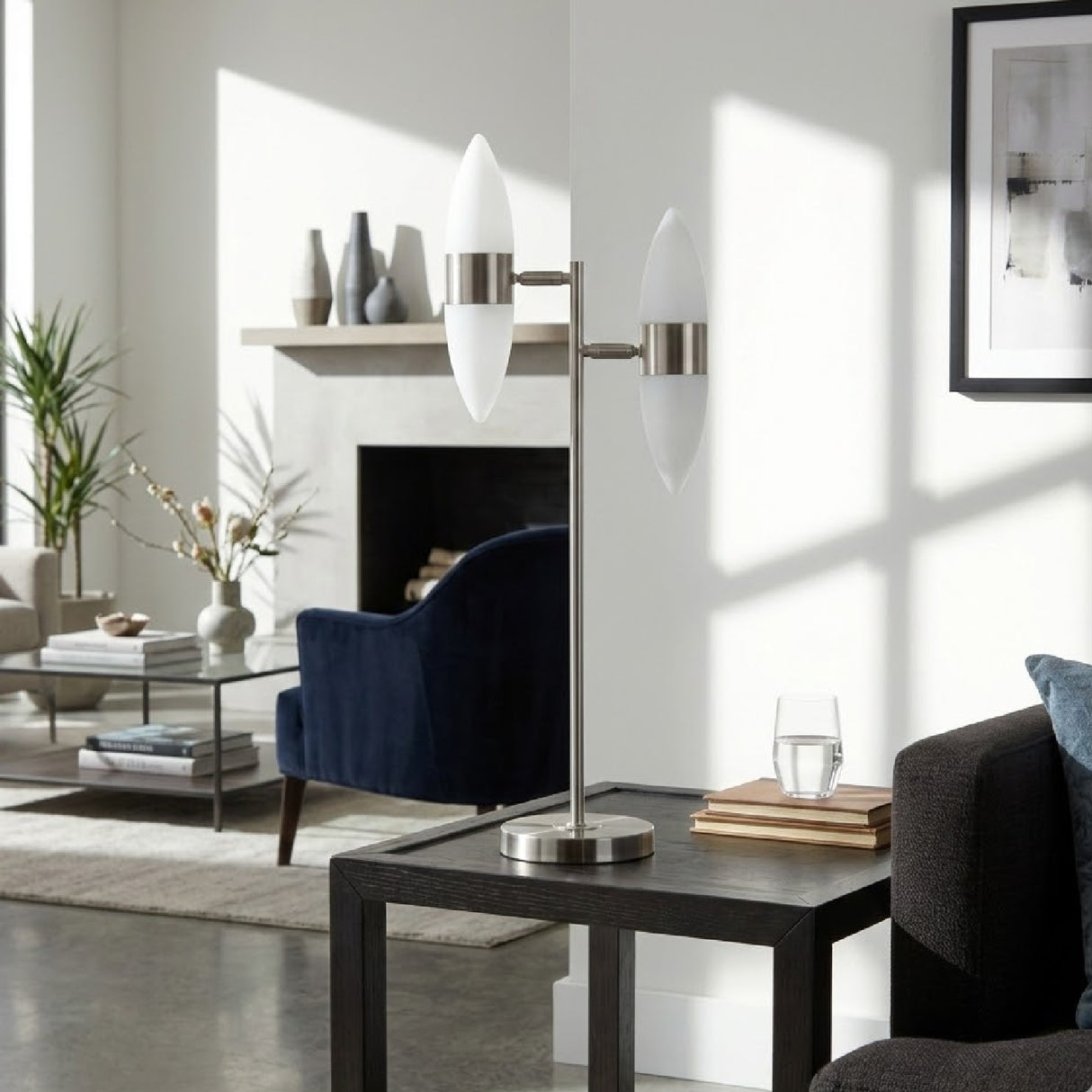   Modern Dual Light Table Lamp | Oroa.com