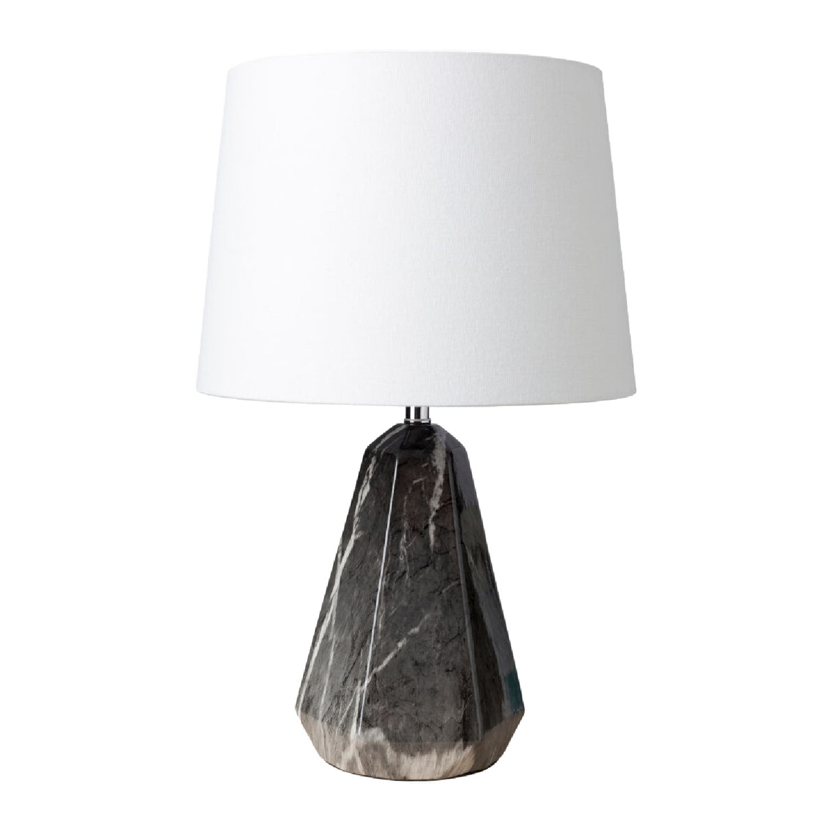   Modern European furniture - Marbled Black Accent Table Lamp - www.oroa.com | Oroa.com