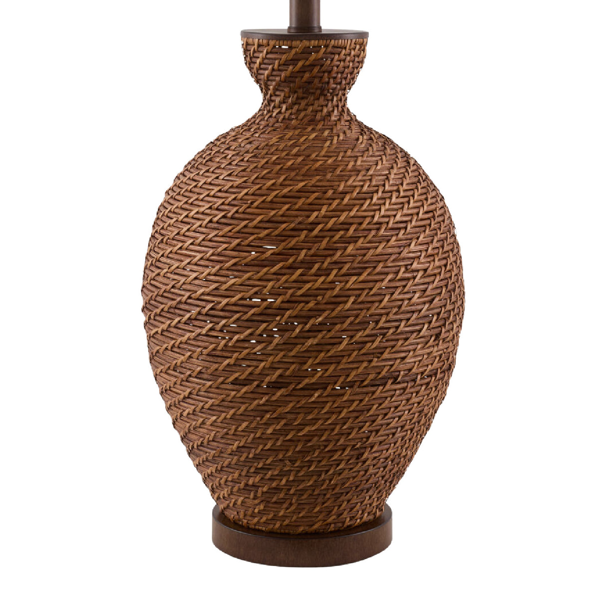   Painted Rattan Accent Table Lamp | Oroa.com