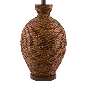   Painted Rattan Accent Table Lamp | Oroa.com