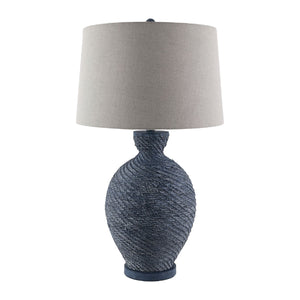   Painted Rattan Accent Table Lamp | Oroa.com