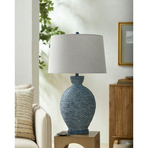   Painted Rattan Accent Table Lamp | Oroa.com
