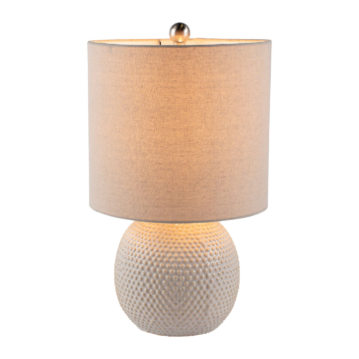   Modern European furniture - Glazed Beige Ceramic Table Lamp - www.oroa.com | Oroa.com