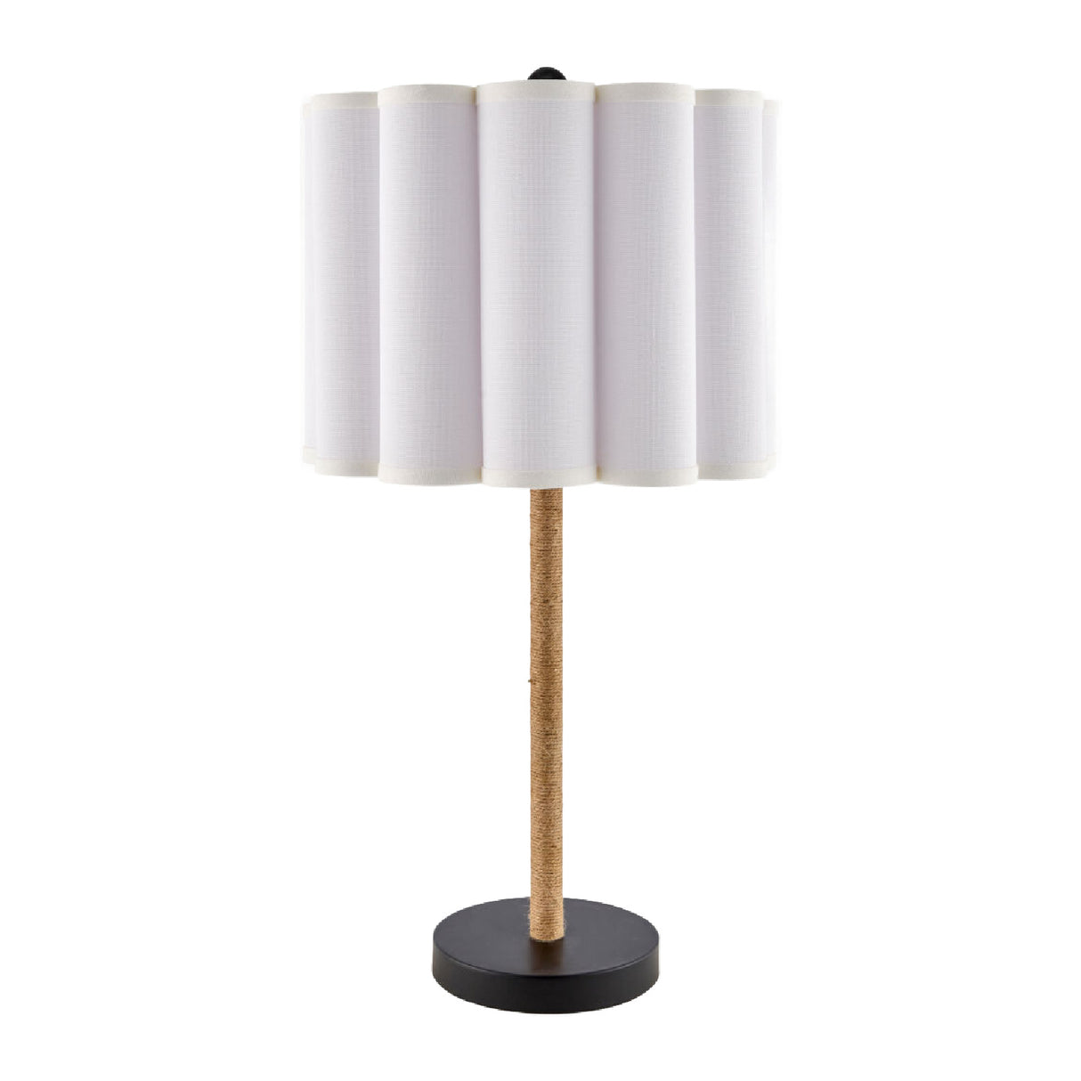   Modern European furniture - Cream Linen Pleated Table Lamp - www.oroa.com | Oroa.com