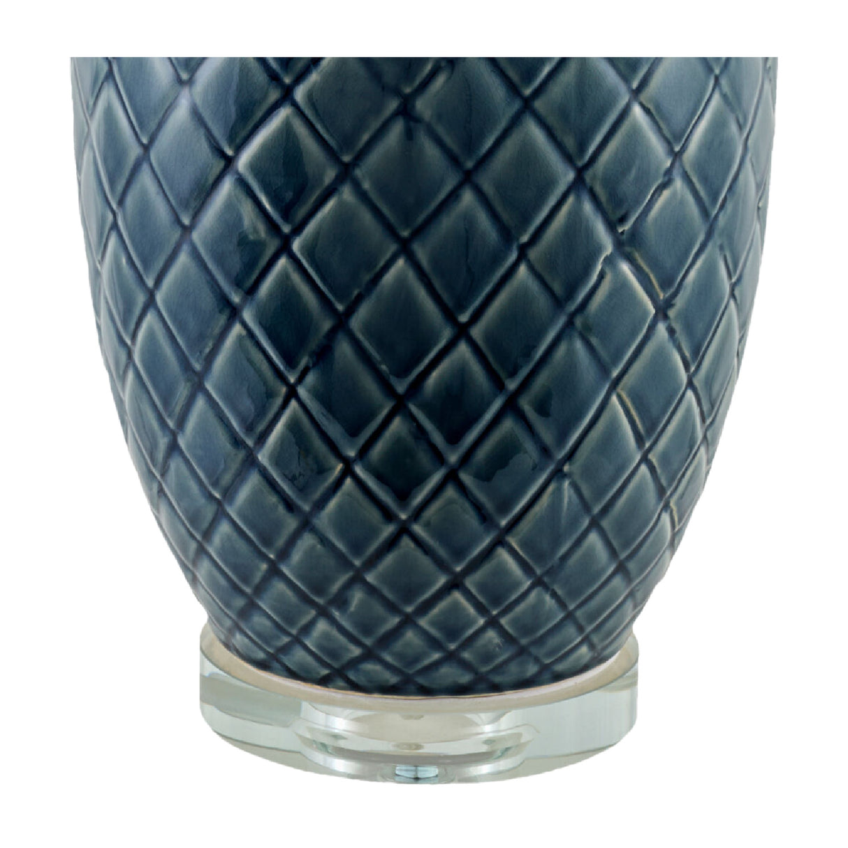   Modern European furniture - Carved Ceramic Linen Table Lamp - www.oroa.com | Oroa.com