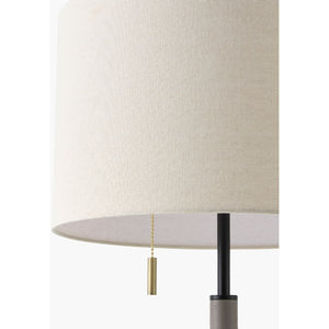   Drum Linen Shade Table Lamp | Oroa.com