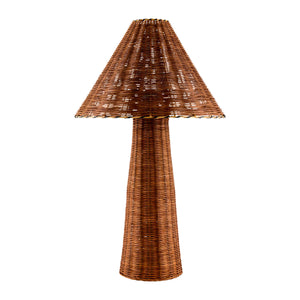   Modern European furniture - Empire Brown Rattan Table Lamp - www.oroa.com | Oroa.com