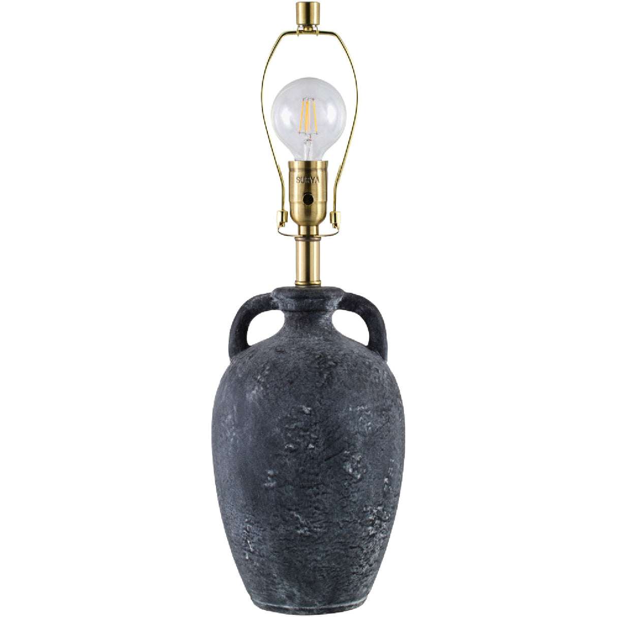   Modern European furniture - Black Ceramic Linen Table Lamp - www.oroa.com | Oroa.com