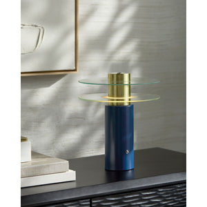   Modern European furniture - Clear Glass Discs Table Lamp - www.oroa.com | Oroa.com