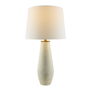   White Cotton Accent Table Lamp | Oroa.com
