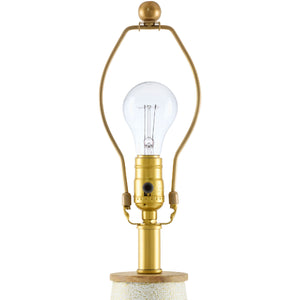   White Cotton Accent Table Lamp | Oroa.com