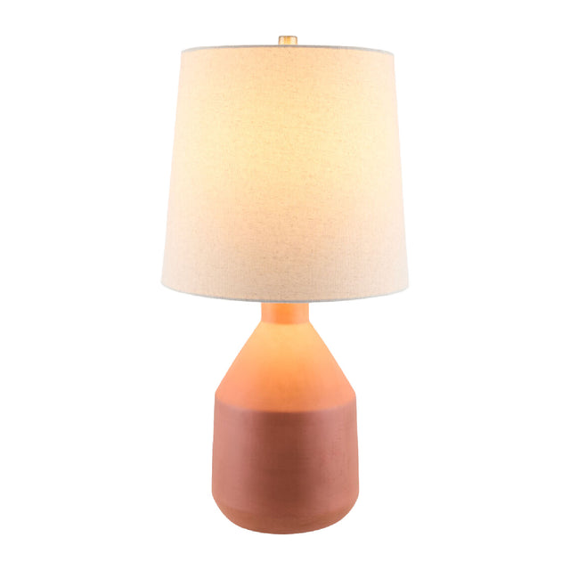 Modern European furniture - Painted Terracotta Ceramic Table Lamp - www.oroa.com