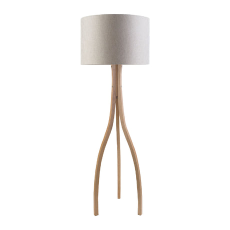   Wood Veneer Tripod Floor Lamp | Oroa.com
