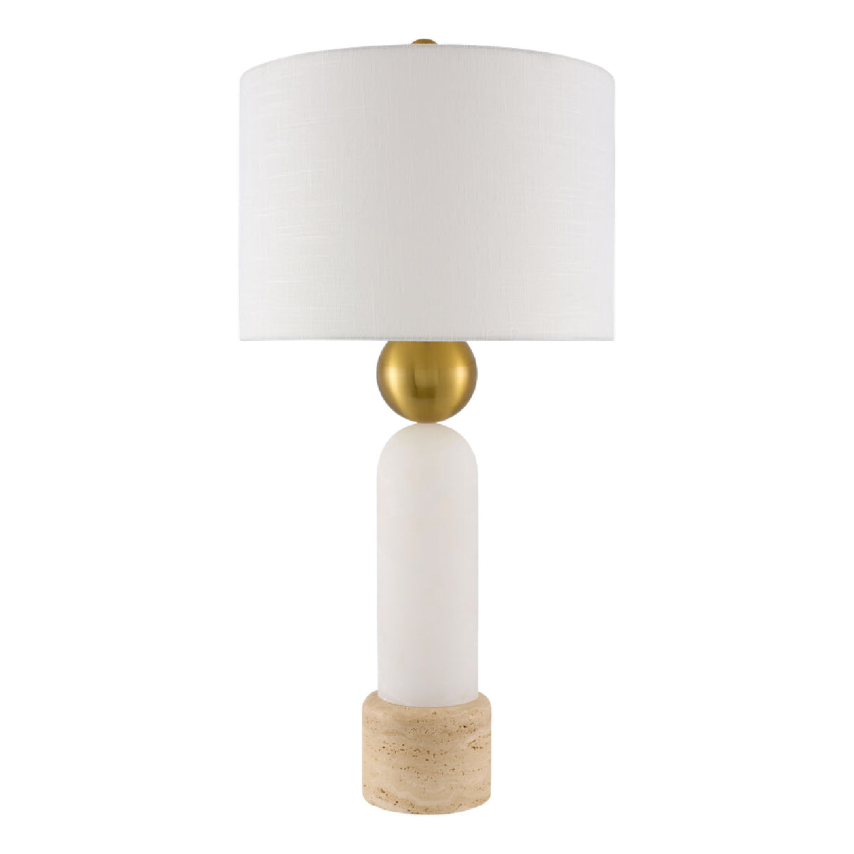   White Stone Modern Table Lamp | Oroa.com