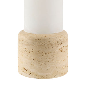   White Stone Modern Table Lamp | Oroa.com