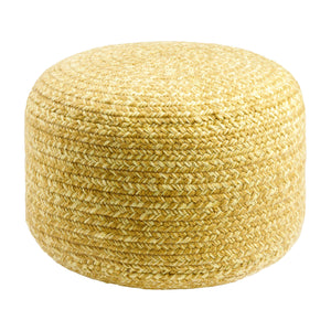   Modern furniture - Round Woven Outdoor Pouf - www.oroa.com | Oroa.com