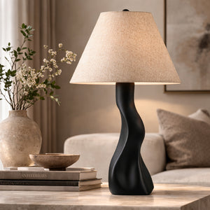   Organic-Shaped Base Table Lamp | Oroa.com