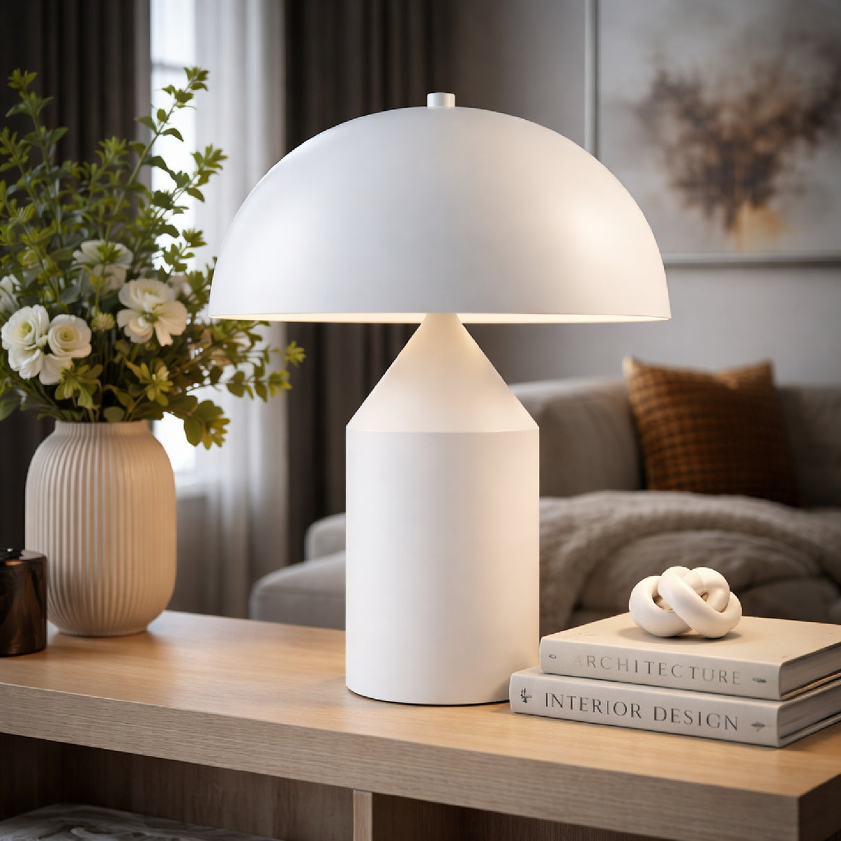   Metal Dome Table Lamp | Oroa.com