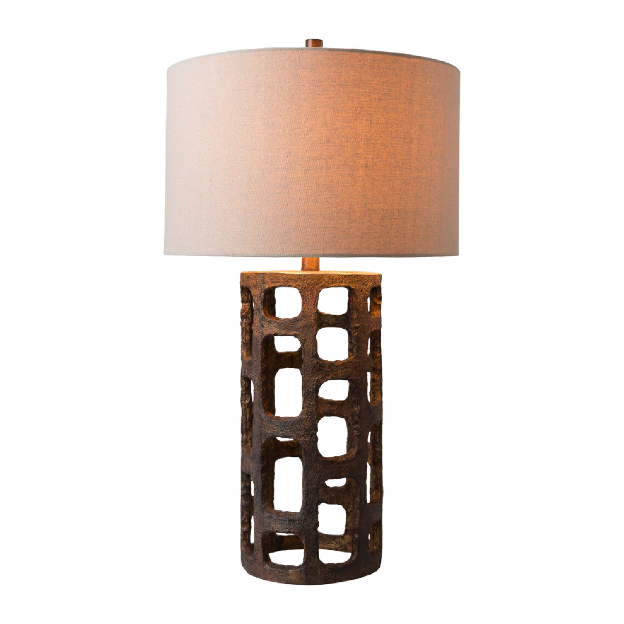   Rustic Bronze Finish Table Lamp | Oroa.com