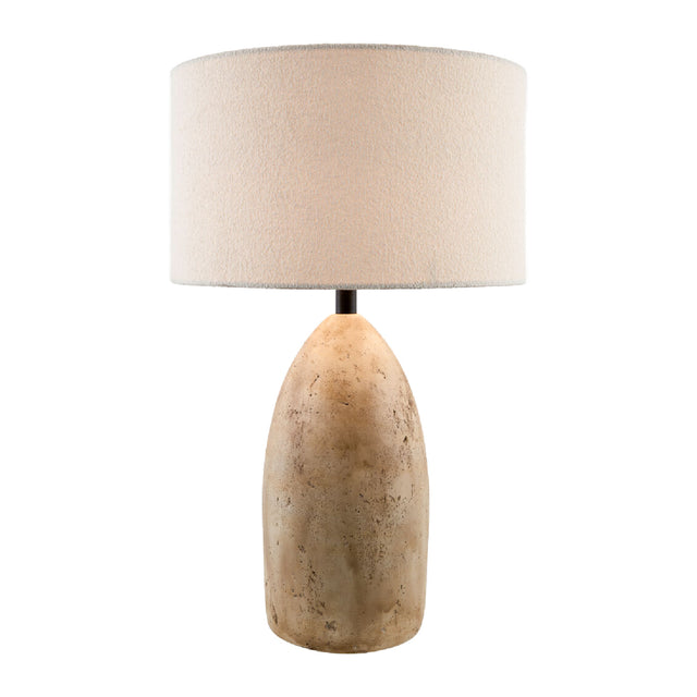 Beige Concrete Accent Table Lamp | Kuda Home Egito | Oroa.com
