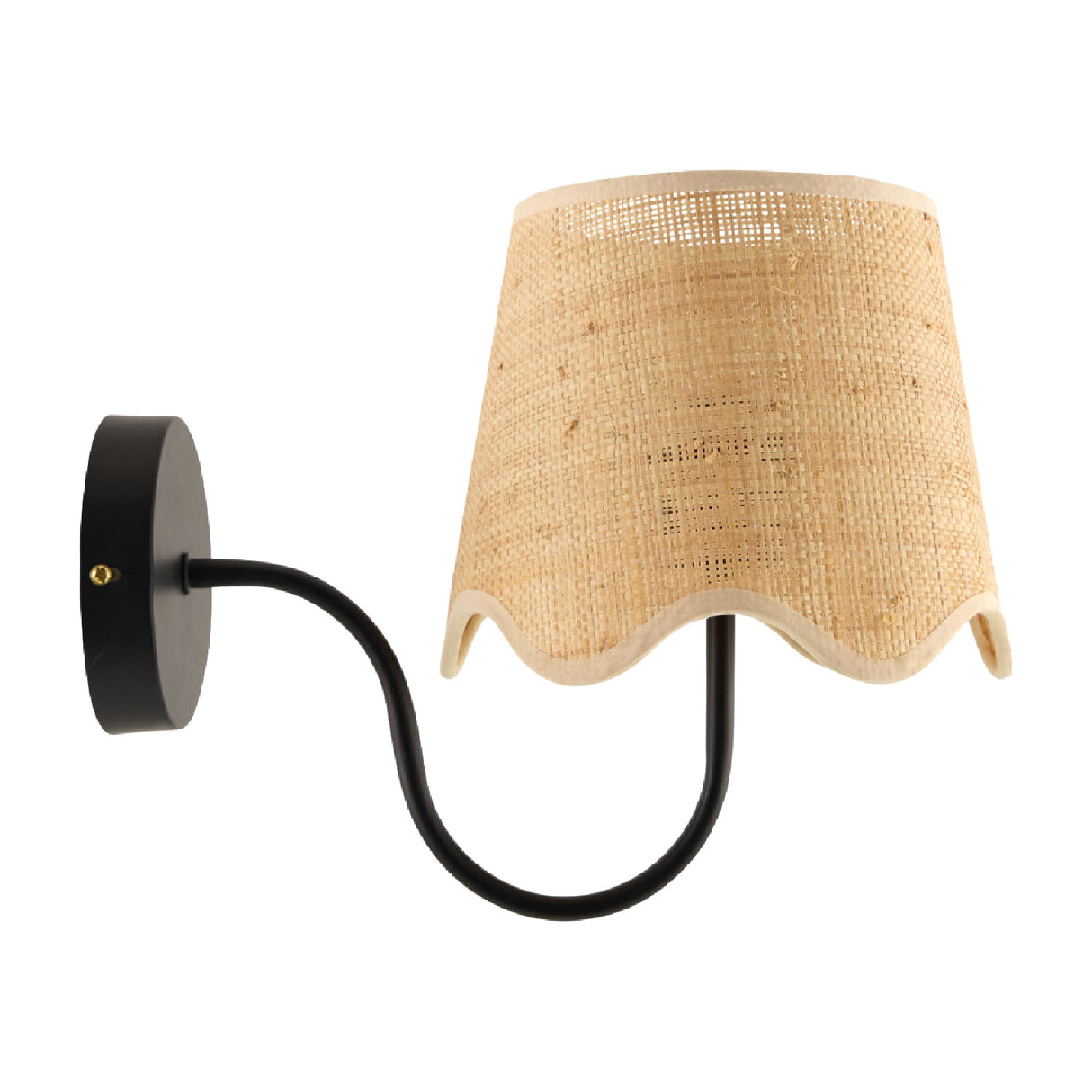   Modern European furniture - Scalloped Rattan Wall Lamp - www.oroa.com | Oroa.com